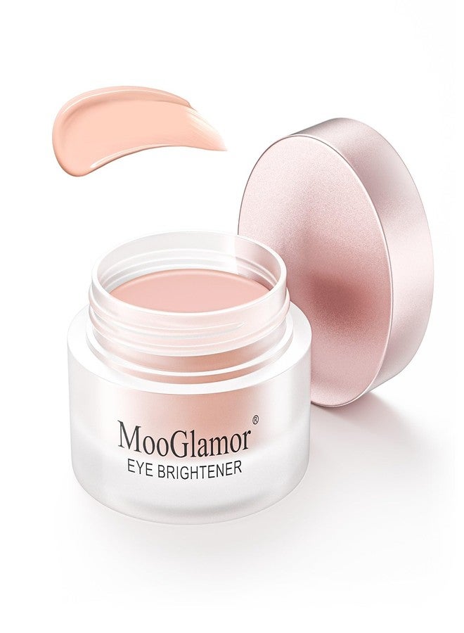 MooGlamor Under Eye Brightener and Concealer with Instant Awakening and Natural Blendable Under Eye Corrector for Dark Circles and Primer (#01 Light Rose) - Image 1